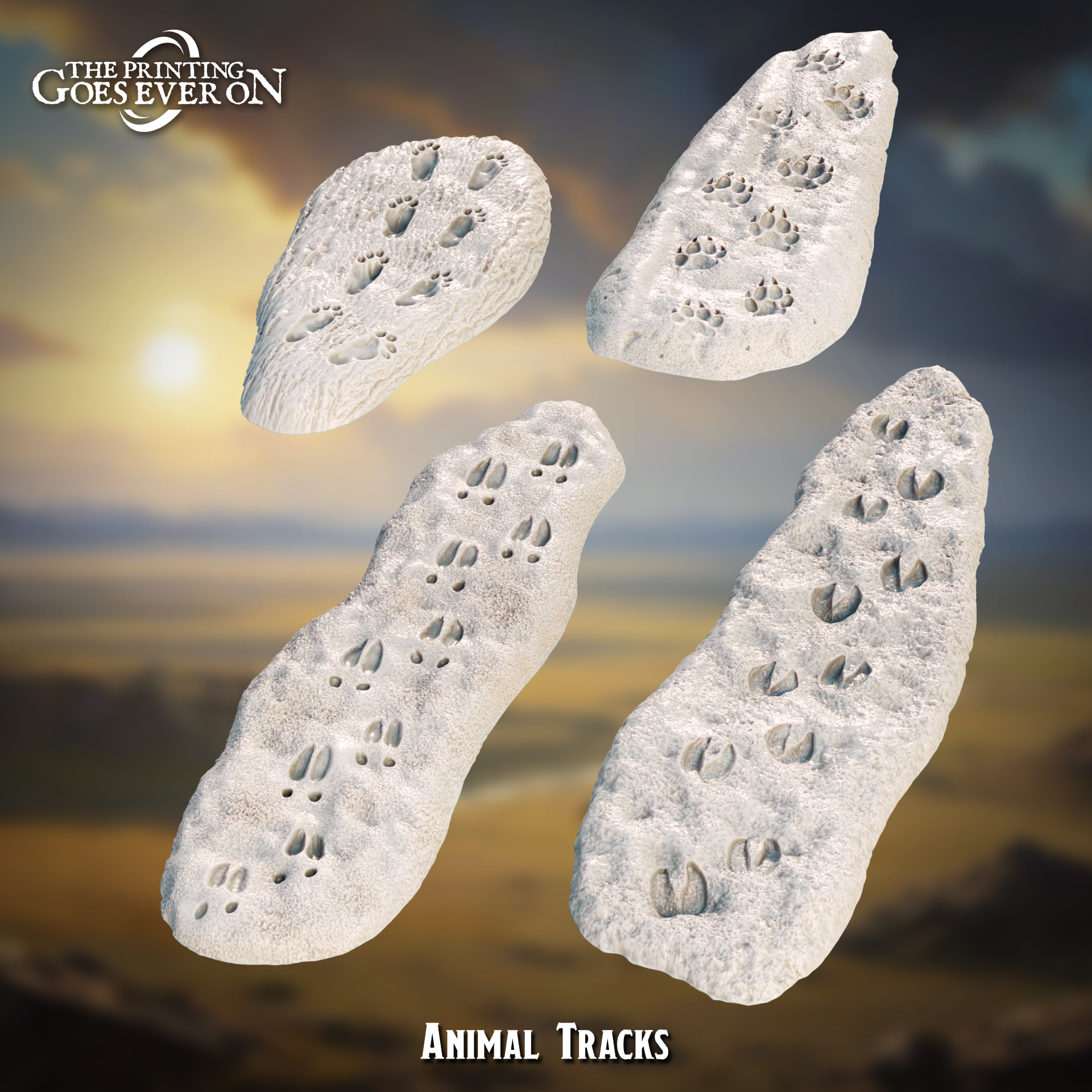 Animal Tracks - Presupported